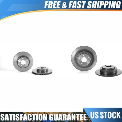 Brembo 4 Front Rear Disc Brake Rotor Fits 2000-2001 Subaru Legacy - Image 1 of 4