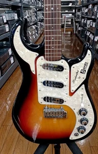 Guitarra Eléctrica Burns London Marquee Pro Sunburst Usada de Japón con Estuche Blando - Imagen 1 de 12