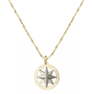 Collana con Pendente Rosa dei Venti in Oro 18 Carati - Imagen 1 de 2