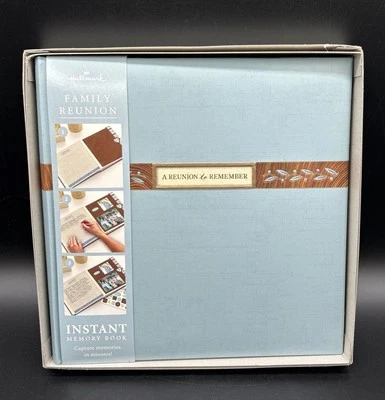 Альбом мгновенной памяти Hallmark Family Reunion книга украшенные страницы и наклейки - Изображение 1 из 4