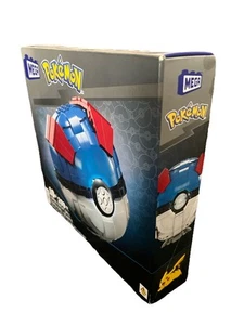 Mega Pokemon Jumbo Great Ball Super Ball Buildable - 299 Pieces - Foto 1 di 3