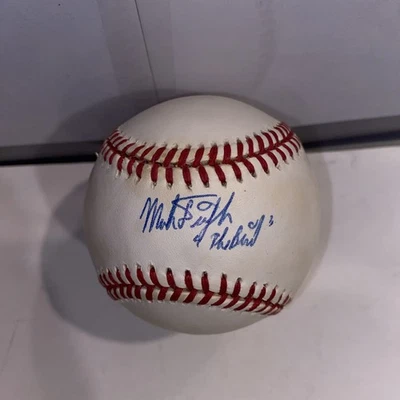 Mark Fidrych “The Bird” Inscription Signed Official AL League Baseball JSA COA - Image 1 of 4