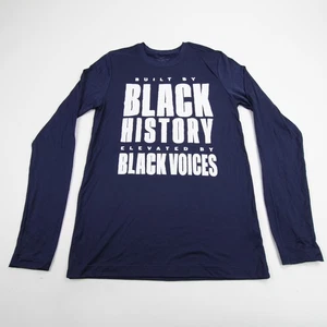 Nike NBA Authentics Long Sleeve Shirt Men's Navy New without Tags - Picture 1 of 9
