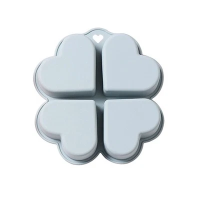 1pc Backformen Herzform Silikonkuchenform Muffin Kuchen Backwerkzeuge - Bild 1 von 4