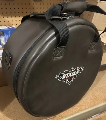 Tama 5x13" Vinyl/Leather Snare Bag Brown Missing Strap 🥁 - Image 1 of 4