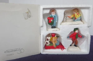 Departamento 56 Accesorios Village #5107-1 Navidad Niños Set de 4 en Caja Original - Imagen 1 de 21