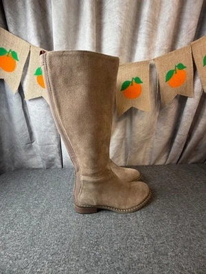 GENTLE SOULS By KENNETH COLE Women's Taupe Blake Block Heel Riding Boot Size 8.5 - Image 1 of 4