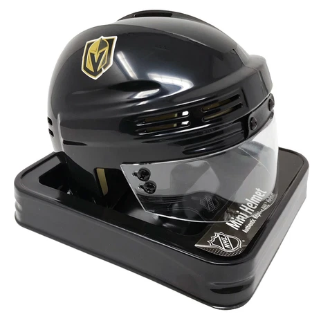 VEGAS GOLDEN KNIGHTS NHL LICENSED BLACK MINI HELMET Cover