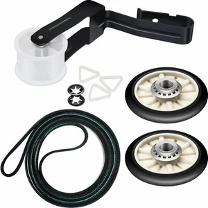 Whirlpool WED4800XQ3 WED5100VQ0 WED5000DW2 Dryer Repair Kit Belt Pulley Rollers - Picture 1 of 4