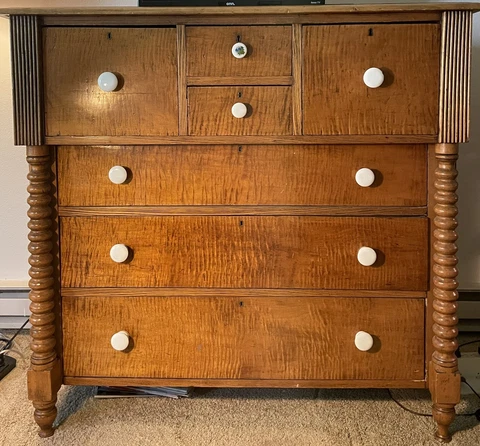 Exquisite antique dresser Cover