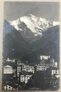 Interlaken * Jungfrau * 1925 gel. * Briefmarke Helvetia 10 Franco - Bild 1 von 3