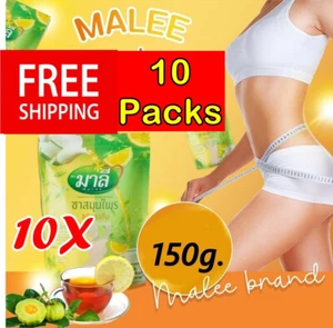 10X Malee Tea Herbal Detox Instant Natural Organic Healthy Diet Slim Halal 150g - Picture 1 of 19