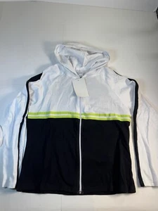 C.W. Sport Kapuzenpullover mit Reißverschluss Damen groß schwarz weiß sportlich atmungsaktiv NEU mit Etikett - Bild 1 von 9