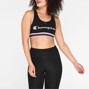 Ladies Size 8 Champion Gym Yoga Running Exercise Crop Top - Black - Picture 1 of 5