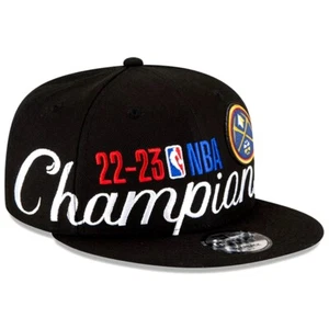New Era Denver Nuggets 2023 NBA Finals Champions Locker Room Snapback Hat - Picture 1 of 5