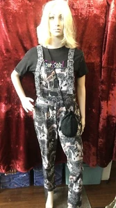 BLACKMILK Overalls/Dungarees Mythical Print Size M EUC - Picture 1 of 5