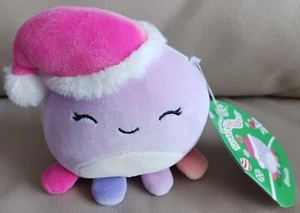 Kellytoy Squishmallows 4" Christmas Beula the Octopus NWT - Picture 1 of 2