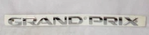 Fits; Pontiac Grand Prix " GRAND PRIX " Decklid Trunk Emblem Nameplate - Picture 1 of 3