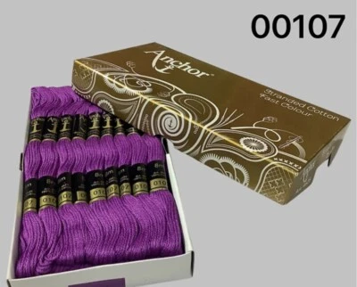 Anchor Stranded Cotton Floss Thread CrossStitch Hand Embroidery skeins shade 107 - Image 1 of 3