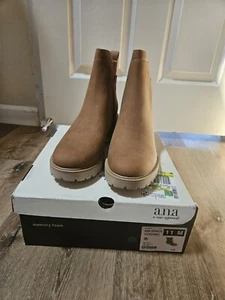 Ana Dorick Tan Boots Size 11 - Picture 1 of 9