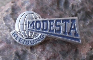 Modesta Bekleidungswerke VEB East German Clothing Fashion Clothes Firm Pin Badge - Picture 1 of 2