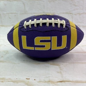 LSU Tigers FOOTBALL Ball 8 pollici viola giallo licenza ufficiale Game Master - Foto 1 di 7