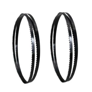 2PC Bandsaw Blade 59-1/2" x 1/4" 6 TPI for 9" Ryobi Black & Decker Wood Band Saw - Picture 1 of 4