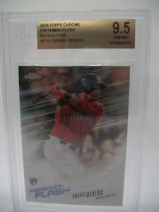 RAFAEL DEVERS 2018 Topps Chrome Freshman Flash #15 BGS GEM MINT 9.5 Red Sox RC - Picture 1 of 1