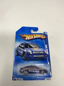 Hot Wheels 2009 HW City Works Series #109 Ford Fusion Police Blue w/ PR5s - Picture 1 of 9
