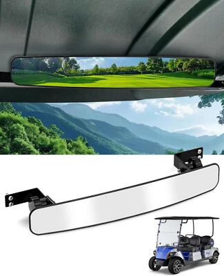 Espejo retrovisor carro golf para EZGO Club Car Yamaha vista panorámica 270° ajuste Foto 1 de 4