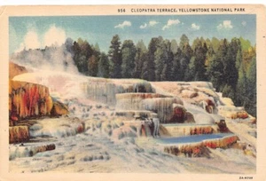 Postal de colección Cleopatra Terrace Yellowstone National Park Wyoming CP315 - Imagen 1 de 2