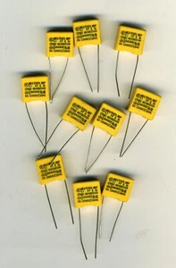 10 CONDENSATEURS SECTEUR  TYPE X2 - 0,1 µF AUTO-CICATRISANTS  - Picture 1 of 1