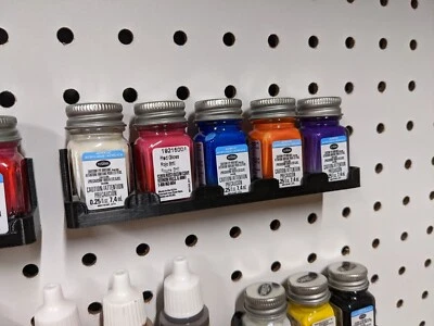 Hobby Storage - Testors Racks Acrylic Paint Holders for Peg Board - Image 1 of 4