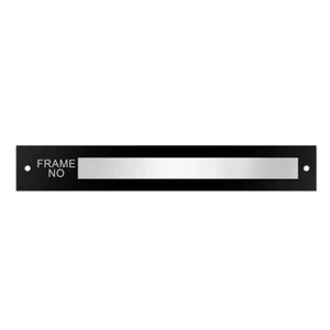 Individuell gravierte Aluminiumplatte 100 mm x 15 mm Identifikationsnummer ID TAG - Bild 1 von 11