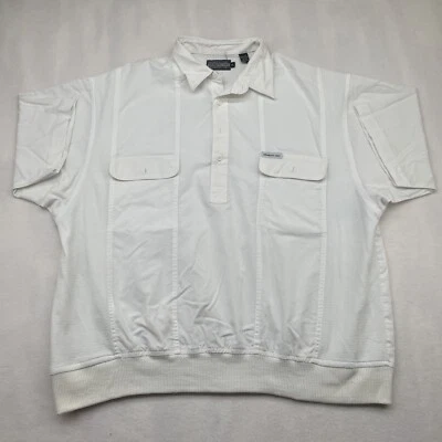 Vintage Members Only Men's White Pullover 1/2 Button Up Casual Shirt XL - Image 1 of 4