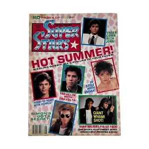 Teen Beat Super Stars Magazine - August 1985 John Stamos - w/ Wham! Centerfold - Picture 1 of 3