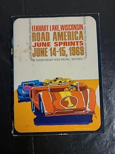 1969 Road America June Sprints Program Dick Smothers / Paul Newman - Picture 1 of 23