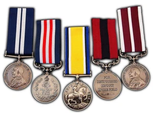 Superb Set x5 Full Size Replica WW1 Service/War Medals British/Imperial George V - Imagen 1 de 12