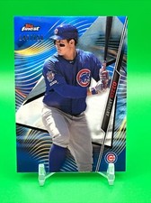 2020 Topps Finest Anthony Rizzo Blue Refractor # /150 #51 Cubs READ