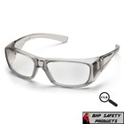 PYRAMEX EMERGE FULL MAGNIFYING READER SAFETY GLASSES GRAY OR BLACK FRAMES Z87+
