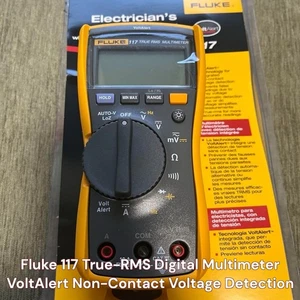 Fluke 117 True-RMS Digital Multimeter VoltAlert Non-Contact Voltage Detection - Picture 1 of 6