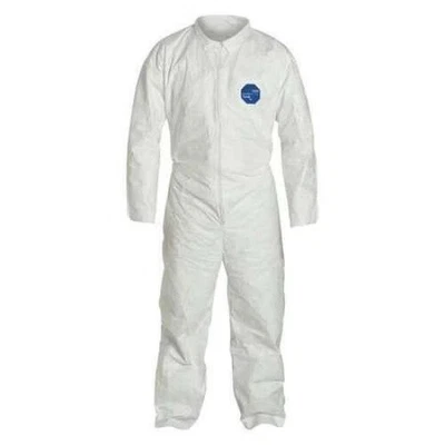 DUPONT TYVEK DISPOSABLE COVERALLS WOODWORKING PAINTING HAZMAT SUIT TY120S XL