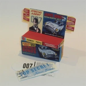 Corgi Toys  261 Aston Martin James Bond Gold Empty Repro Box - Picture 1 of 9