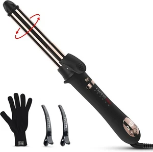 Arricciacapelli Automatico Rotante 360°, PARWIN PRO BEAUTY 25MM Bacchetta Arricciacapelli, N - Foto 1 di 6
