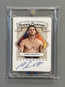 MIKE MALOTT 🏆MMA/UFC AUTHENTIC AUTOGRAPHED ✨ROOKIE✨ CARD!!! UD - Picture 1 of 2