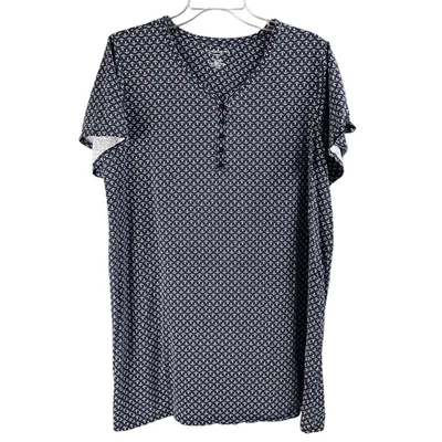 Vestido de casa para mujer Croft & Barrow anclas náuticas talla 1X azul blanco Foto 1 de 4