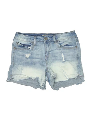Seven7 Women Blue Denim Shorts 8 Petites - Image 1 of 2