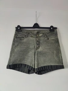 Grüne Damen Shorts Gr. 38 Used Look - Bild 1 von 2