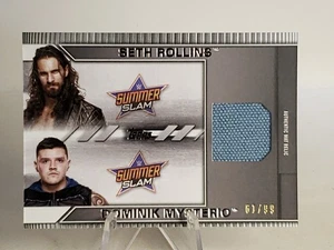 Topps WWE 2021 Undisputed Seth Rollins Dominik Mysterio Match-Up Mat Reliquia/99 - Imagen 1 de 4