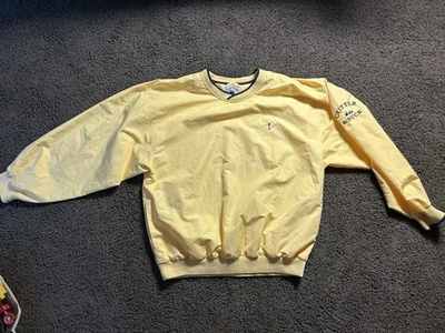 Cutter & Buck Yellow Windbreaker Pullover Mens XL Long Sleeve - Image 1 of 4